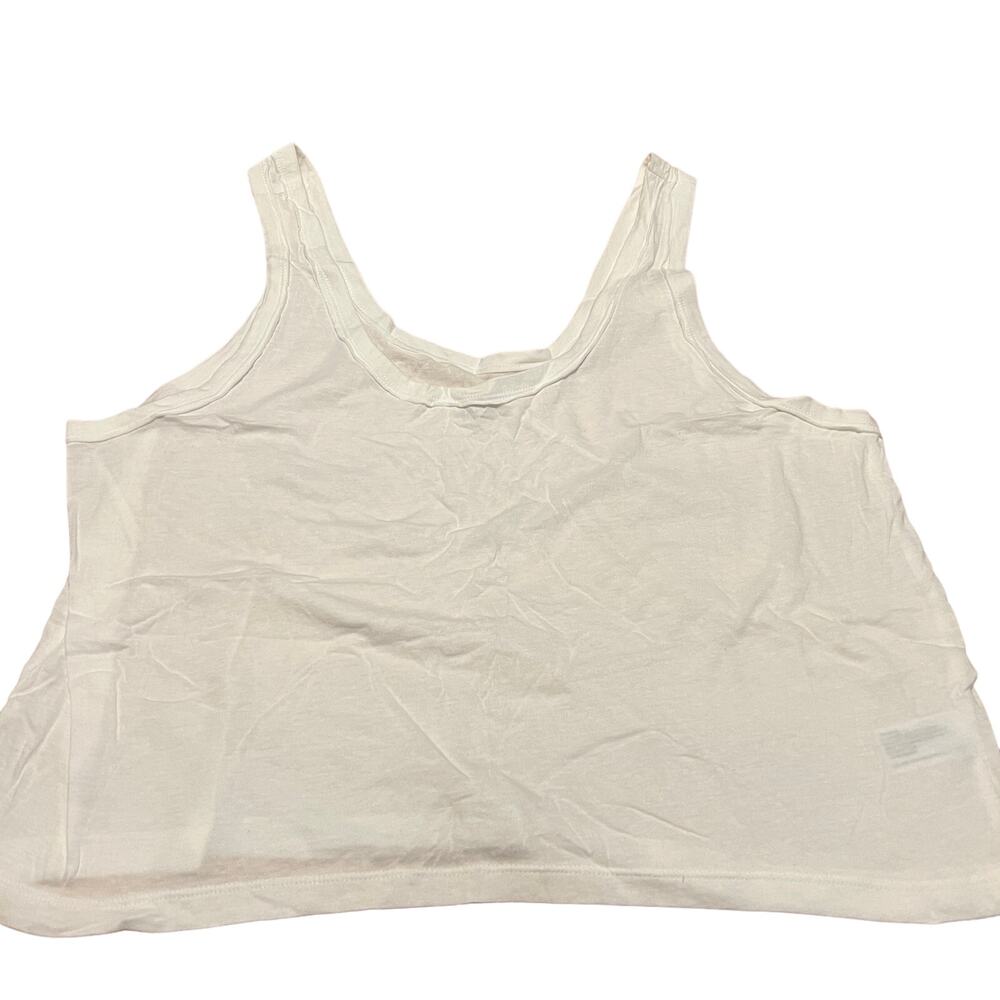 Wild Fable Women's Off-White Cropped Tank Top - Size XL - NWT